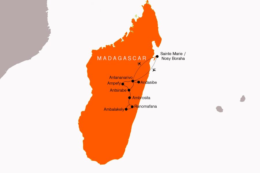 madagascar tour Map MyHoliday2