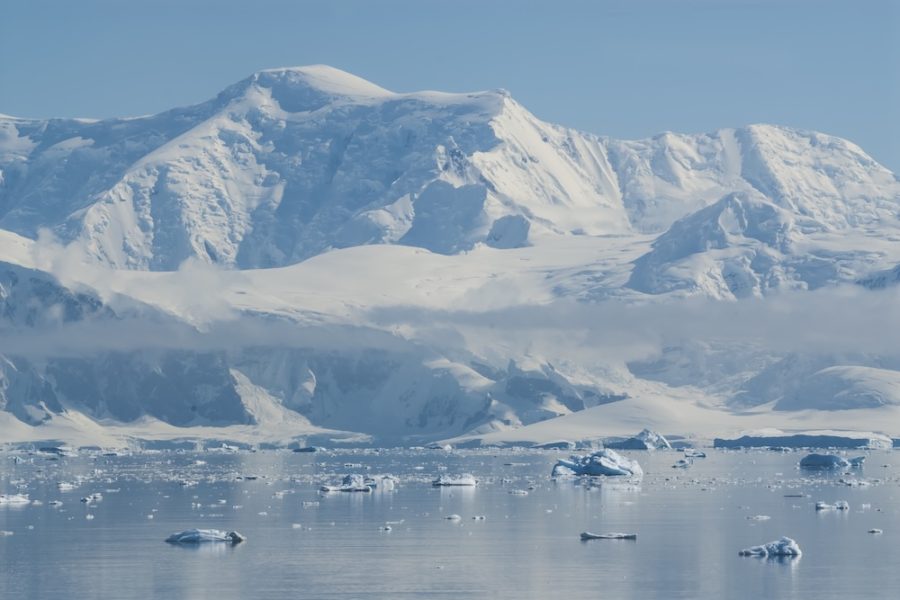 Antarctic mountainous landscape, Deception Island