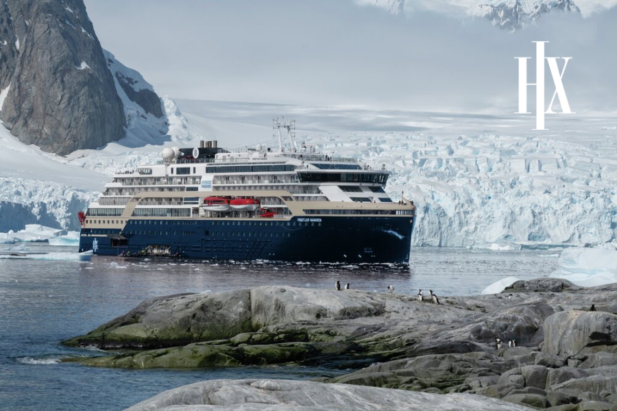 Antarctica - Peterman Island - MS Fridtjof Nansen - HX with Logo
