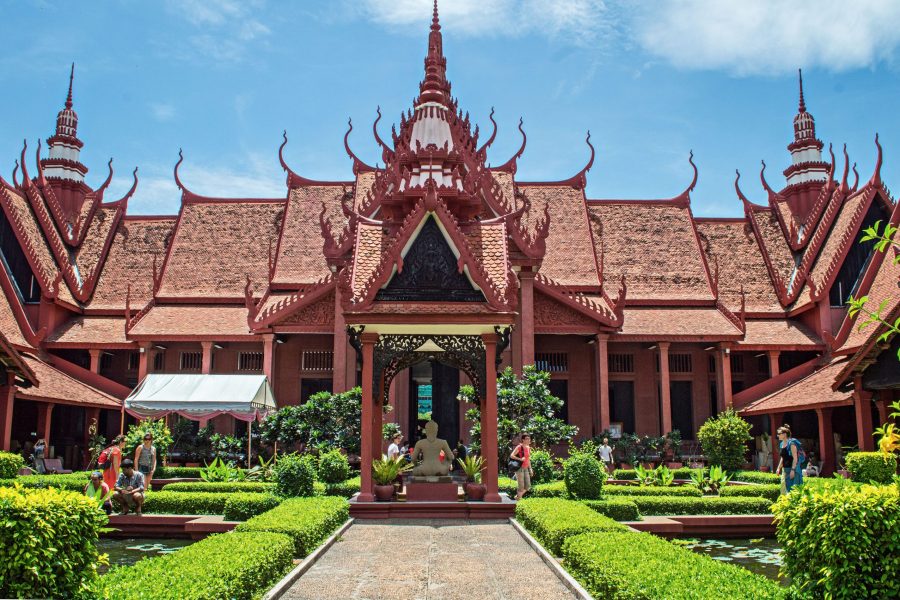 Cambodge-Mekong-Phnom-Penh-musee-national-jardin©Christina Guan