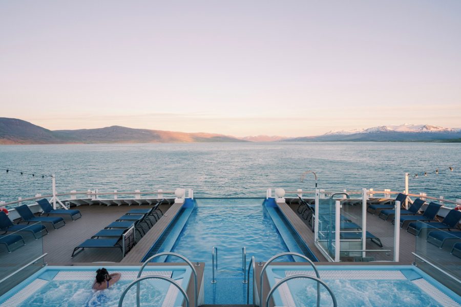 Pool Deck on MS Fridtjof Nansen