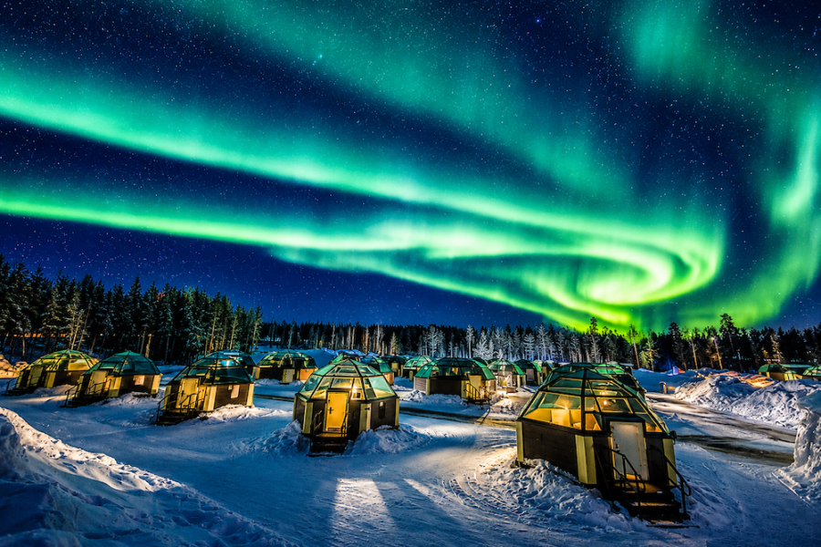 Hurtigruten - Glass Igloos - Northern Lights