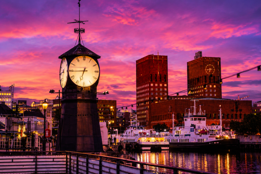 Hurtigruten - Oslo Clock Tower