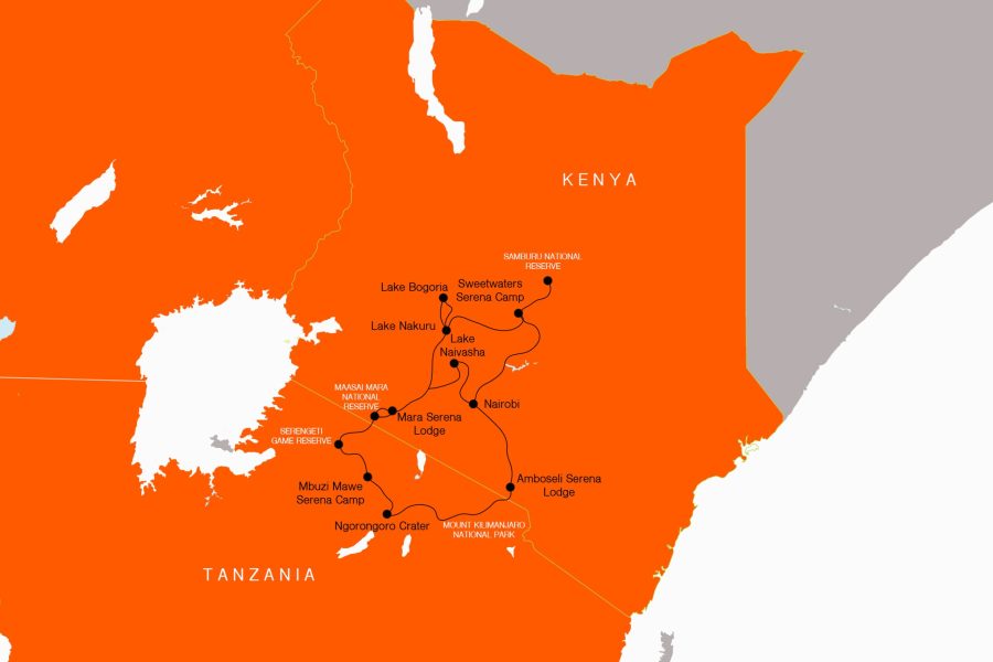 Kenya & Tanzania MAP