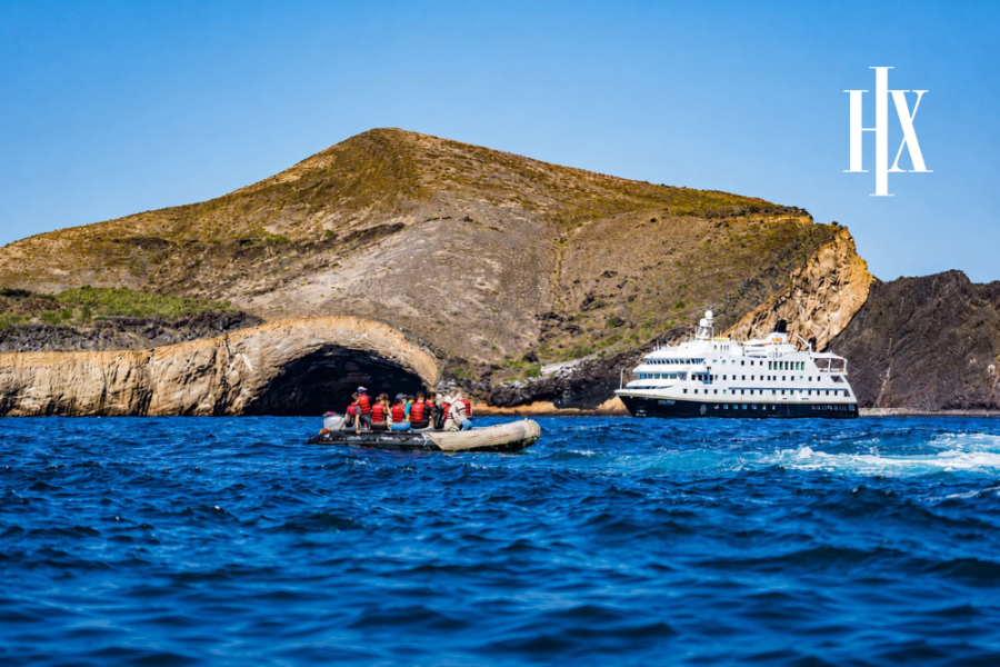 MS Santa Cruz II Gallapagos - HX - with logo