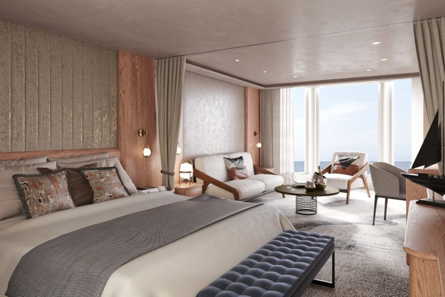 Suite, MS Trollfjord - Rendering Hurtigruten Norway