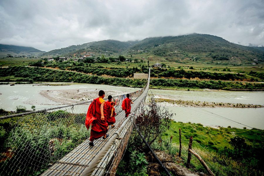 bhutan monks. bhutan travel package