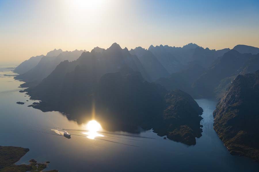 trollfjord in norway